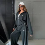 ست سویشرت شلوار alo طوسی