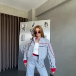 ست اسپرت زنانه Tommy Hilfiger رنگ روشن دورس پنبه