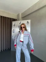 ست اسپرت زنانه Tommy Hilfiger رنگ روشن دورس پنبه