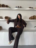 ست لوکس زنانه Hermes مسترکوالیتی سه تیکه - تصویر 2