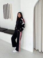 ست ورزشی زنانه Adidas Originals مشکی مسترکوالیتی - تصویر 2