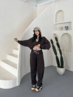 ست سه تیکه زنانه دیزل قهوه‌ای - تصویر 2